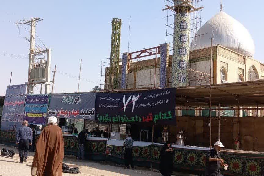 بازدید کارگروه نظارت بر نمازخانههای راههای مواصلاتی استان از مرز مهران
