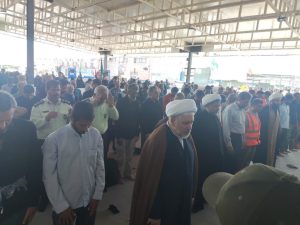 مدیر نظارت و ارزیابی ستاد اقامه نماز مرکز از فضاهای اقامه نماز مرز مهران بازدید کرد