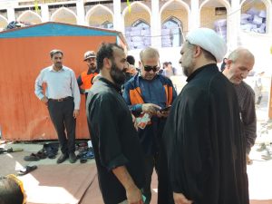 مدیر نظارت و ارزیابی ستاد اقامه نماز مرکز از فضاهای اقامه نماز مرز مهران بازدید کرد
