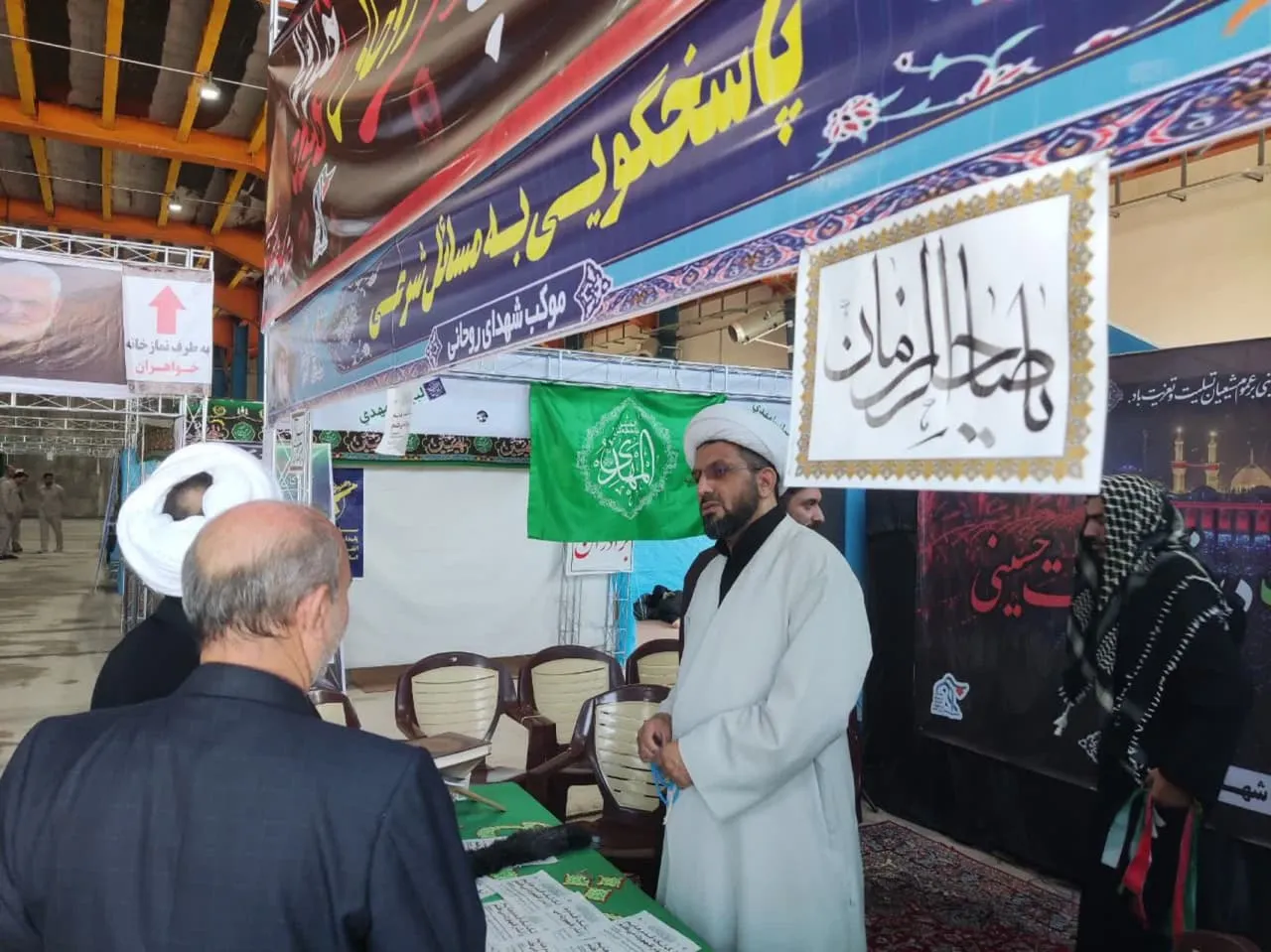 مدیر نظارت و ارزیابی ستاد اقامه نماز مرکز از فضاهای اقامه نماز مرز مهران بازدید کرد