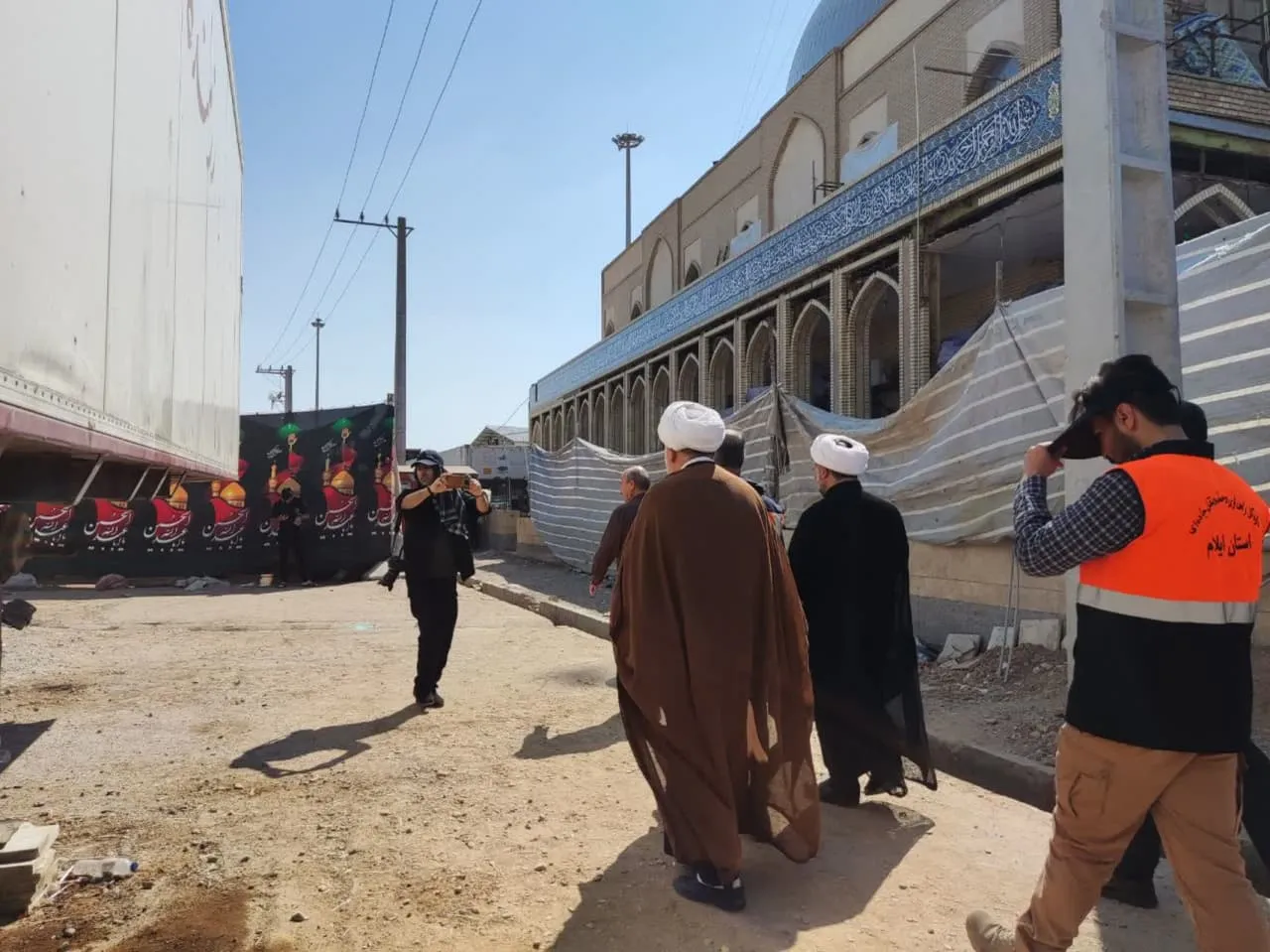 مدیر نظارت و ارزیابی ستاد اقامه نماز مرکز از فضاهای اقامه نماز مرز مهران بازدید کرد