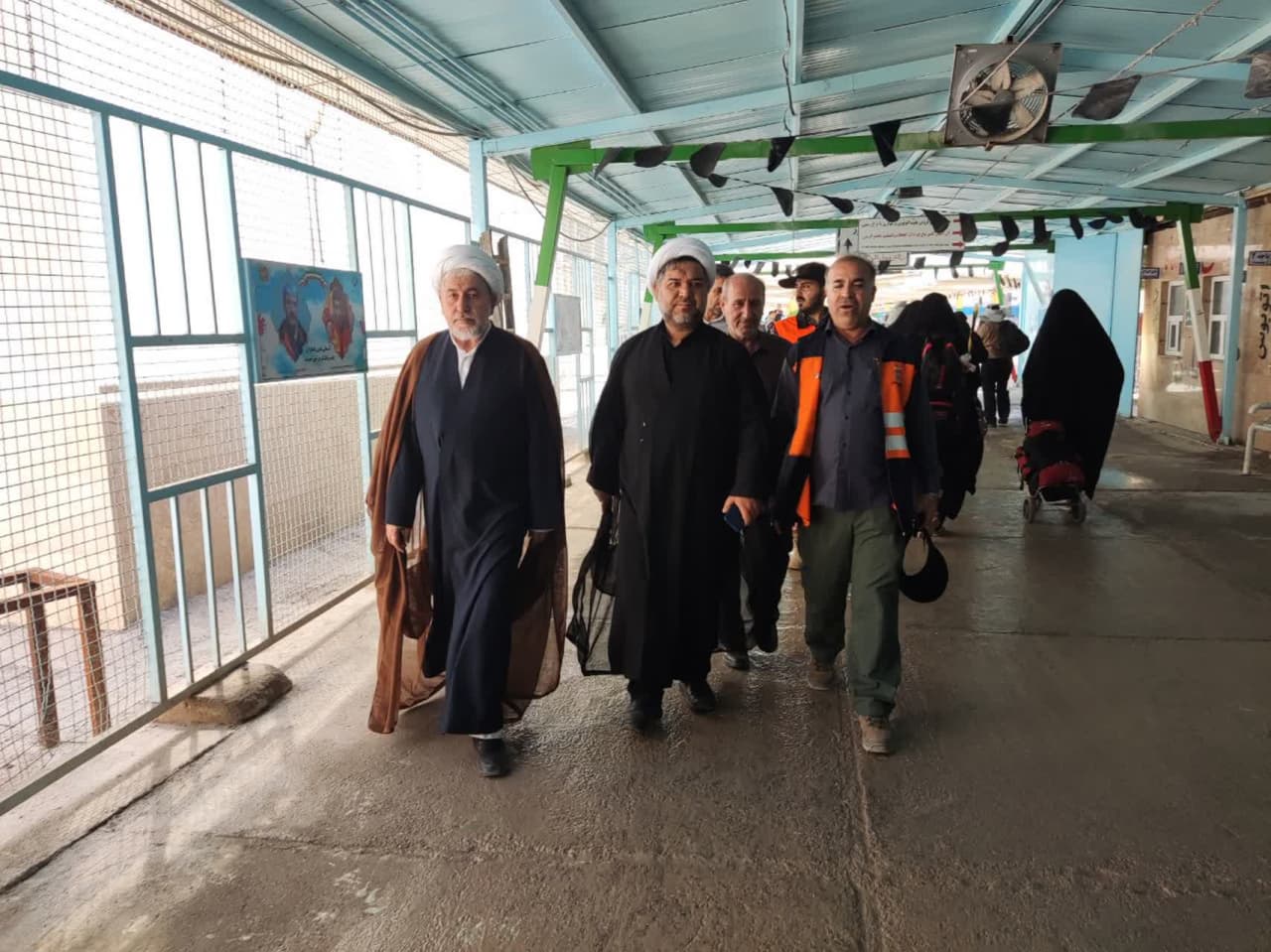 مدیر نظارت و ارزیابی ستاد اقامه نماز مرکز از فضاهای اقامه نماز مرز مهران بازدید کرد