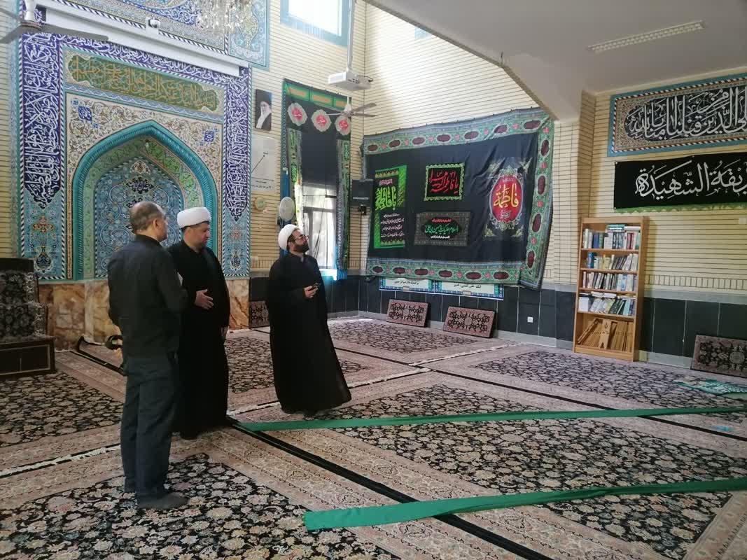 نظارت و بازدید از مساجد و نمازخانه های مجمتع های درمانی قم