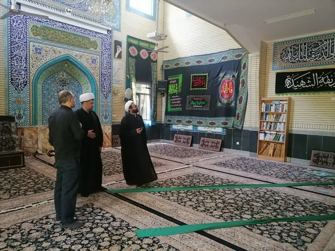 نظارت و بازدید از مساجد و نمازخانه های مجمتع های درمانی قم