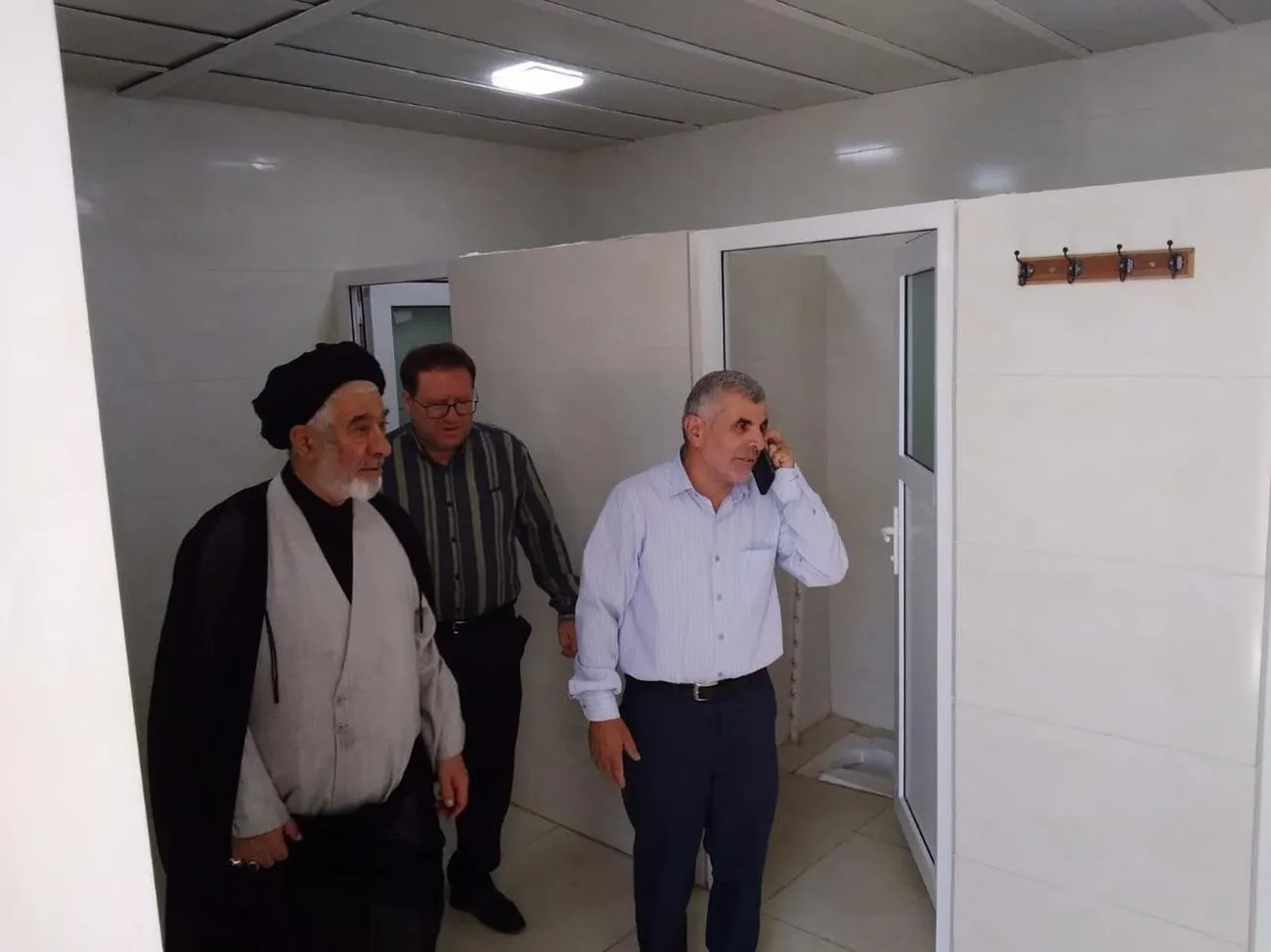 وضوخانه و سرویس بهداشتی های مسجد بین راهی امامخمینی(ره) شهرستان تاکستان افتتاح شد