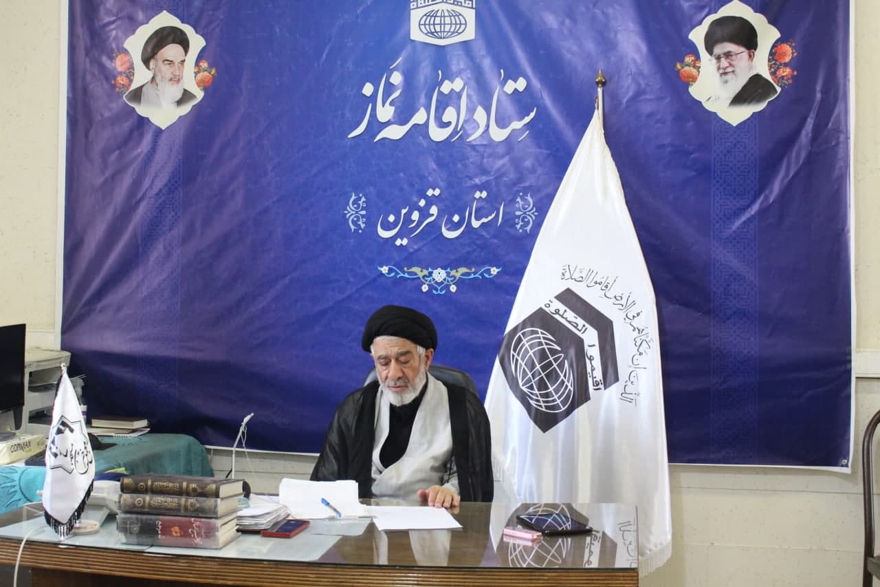 نشست خبری مدیر ستاد اقامه نماز قزوین با خبرنگاران