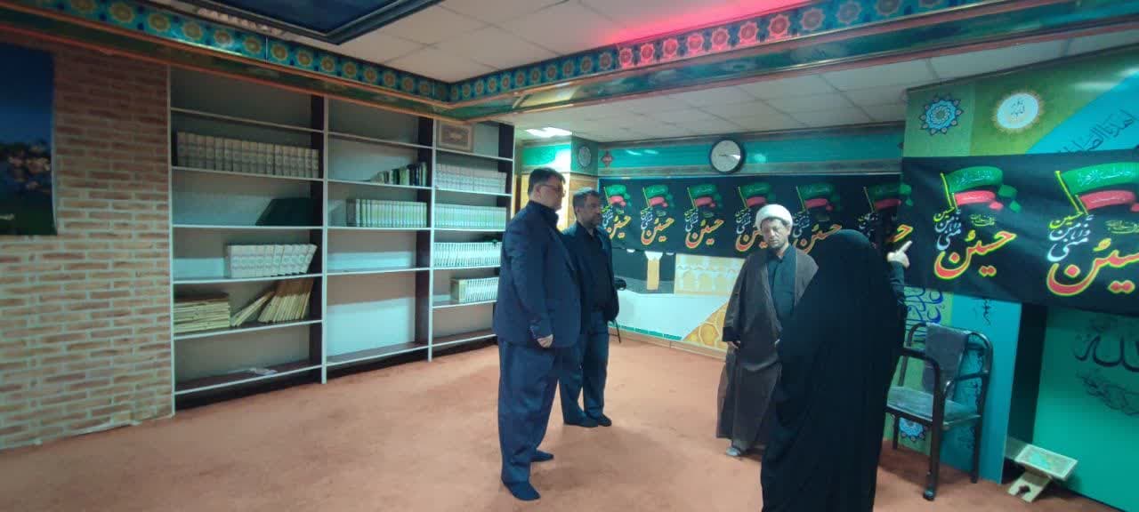 بازدید از نمازخانه های بیمارستان شهید رحیمی و عشایر شهرستان خرم آباد