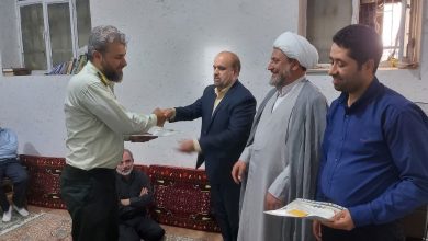 آیین تجلیل از خادمین و فعالین نماز فرمانداری کهک برگزار شد