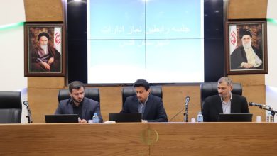 جلسه رابطین نماز ادارات شهرستان قدس