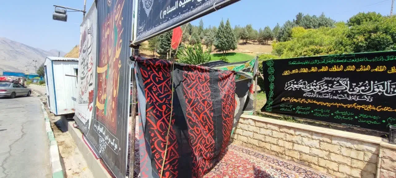 بازدید از نمازخانه ها، مساجد و موکب های بین راهی ورودی شهرستان خرم آباد