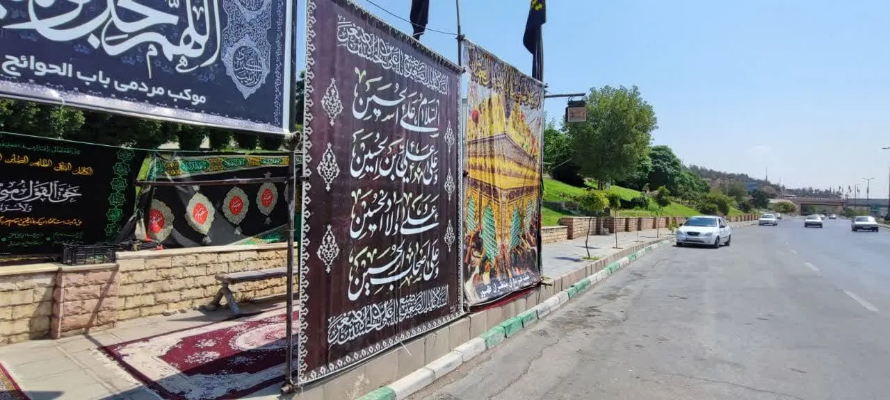 بازدید از نمازخانه ها، مساجد و موکب های بین راهی ورودی شهرستان خرم آباد