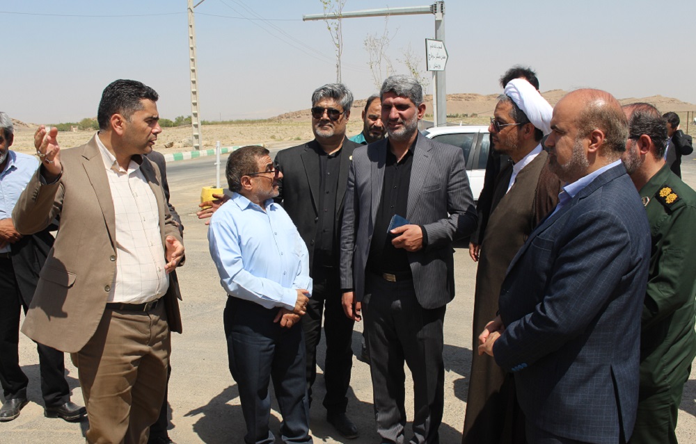 بهره برداری از المان میدان نماز شهرستان کهک قم