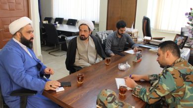 رئیس عقیدتی سیاسی پادگان قوشچی با مدیر ستاد اقامه نماز آذربایجان غربی دیدار و گفتگو کرد