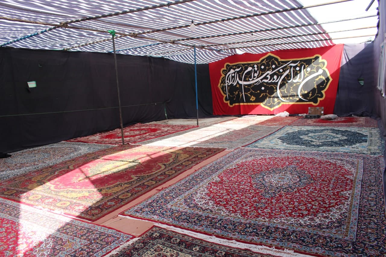 بازدید از مواکب و نمازخانه های راهی آذربایجان غربی مسیر بازگشت زوار حسینی