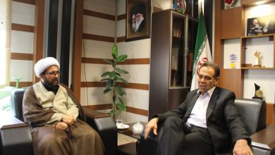 مدیر ستاد اقامه نماز استان مرکزی با فرماندار شهرستان شازند دیدار کرد