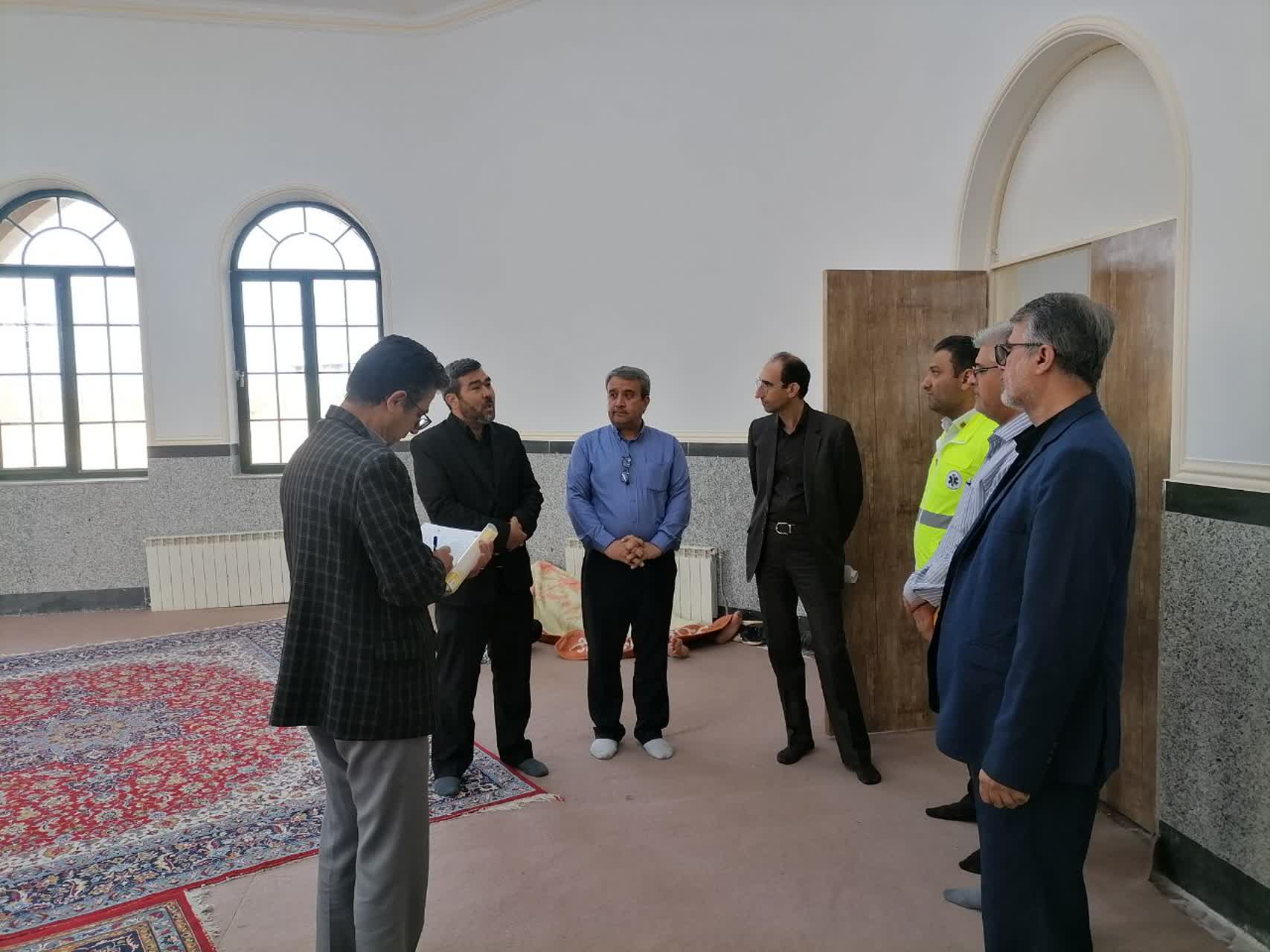 بازدید از مجتمع ها و نمازخانه های بین راهی محورهای مواصلاتی به مشهدمقدس انجام شد
