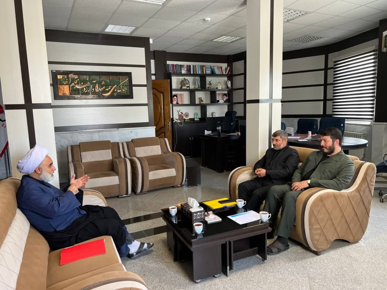 دیدار با مدیرکل بنیاد شهید خراسان شمالی