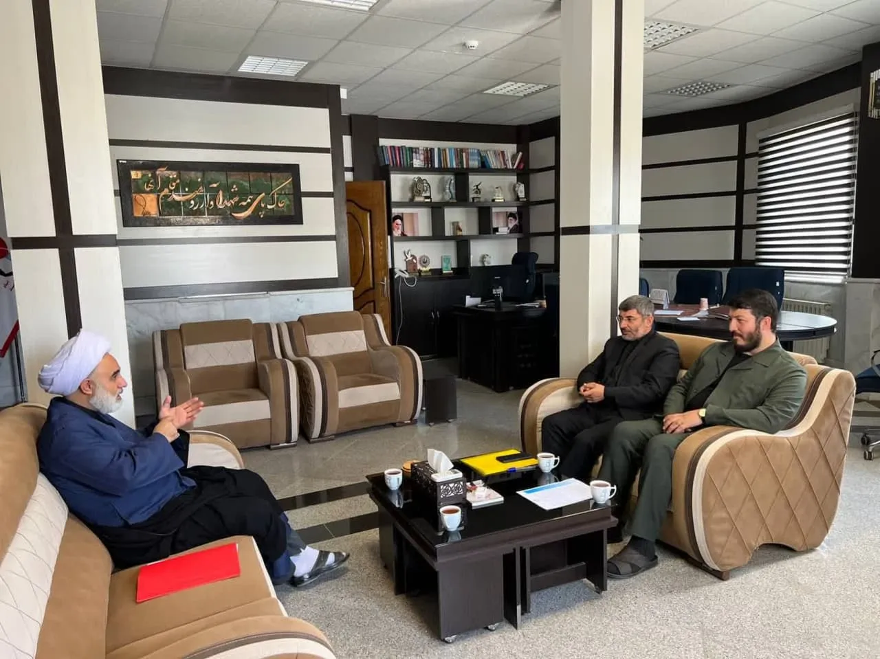 دیدار با مدیرکل بنیاد شهید خراسان شمالی