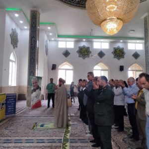 نشست نماز و زنگ نماز ویژه دانش آموزان دبیرستان سما آزادشهر