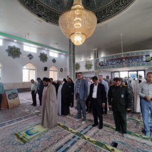 نشست نماز و زنگ نماز ویژه دانش آموزان دبیرستان سما آزادشهر