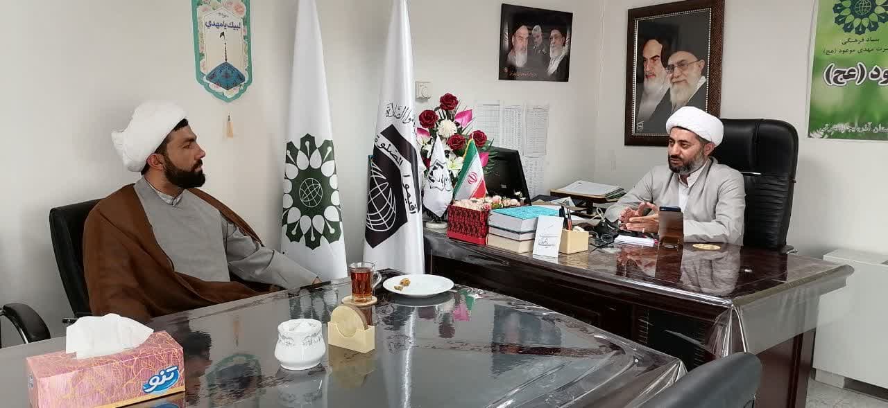 دیدار دبیر نماز شهرستان هوراند با مدیر ستاد اقامه نماز آذربایجان شرقی