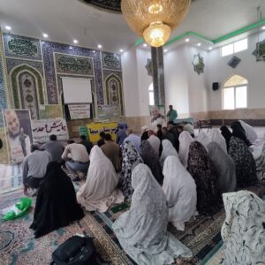 نشست نماز و زنگ نماز ویژه دانش آموزان دبیرستان سما آزادشهر