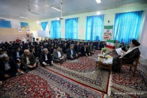 دوشنبه های نمازی در دبیرستان پسرانه شاهد گرگان