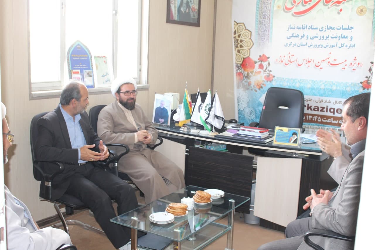 نماینده ولی فقیه سازمان جهاد کشاورزی با مدیر ستاد اقامه نماز استان مرکزی دیدار کرد