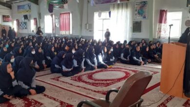 برگذاری نشست دانش آموزی در مدرسه شهید پور علی رفسنجان