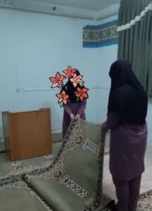 طرح نماز گنج ناز در مدارس شهرستان کهک برگزار شد