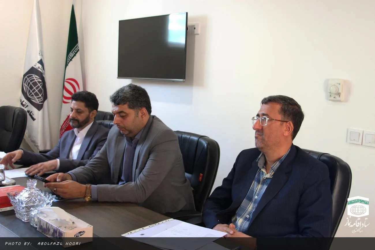 جلسه با معاون پرورشی و کارشناس قرآن ،عترت و نماز آموزش و پرورش