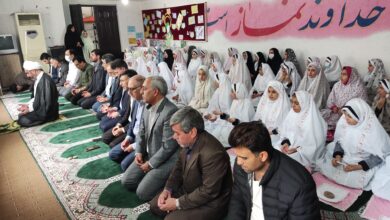 آغاز طرح سه‌شنبه‌های نمازی استان ایلام با نواختن زنگ نماز در مدرسه شهید رضایی نژاد