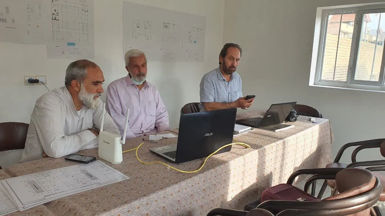 جلسه وبیناری گزارش ساخت مسجد