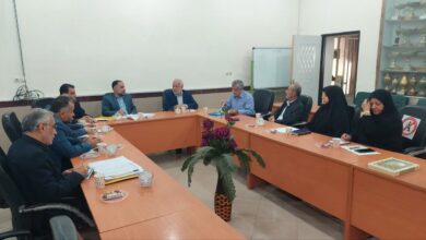 جلسه تبادل نظر مسئولان آموزش و پرورش با ستاد اقامه نماز استان خوزستان