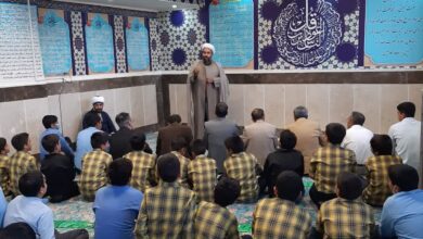 برگزاری نشست تخصصی نماز ویژه دانش آموزان مدرسه شهید بصیری پور بیرجند
