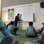 حضور در مدرسه شهید آیت الله مدرس کاشان انجام شد