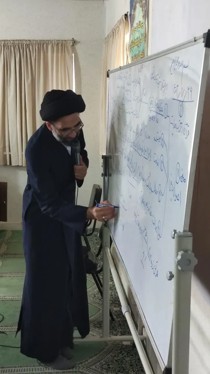 حضور در مدرسه شهید آیت الله مدرس کاشان انجام شد