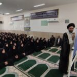 حضور در مدرسه دخترانه مصلحی کاشان
