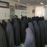 حضور در مدرسه دخترانه مصلحی کاشان
