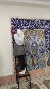 طرح نماز گنج ناز در مدارس شهرستان کهک برگزار شد
