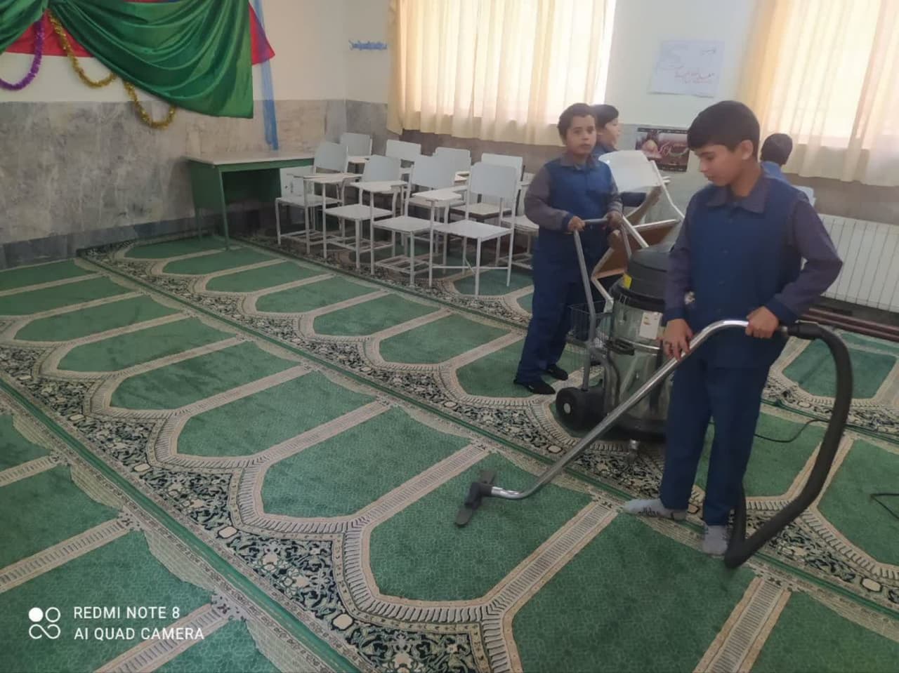 طرح نماز گنج ناز در مدارس شهرستان کهک برگزار شد