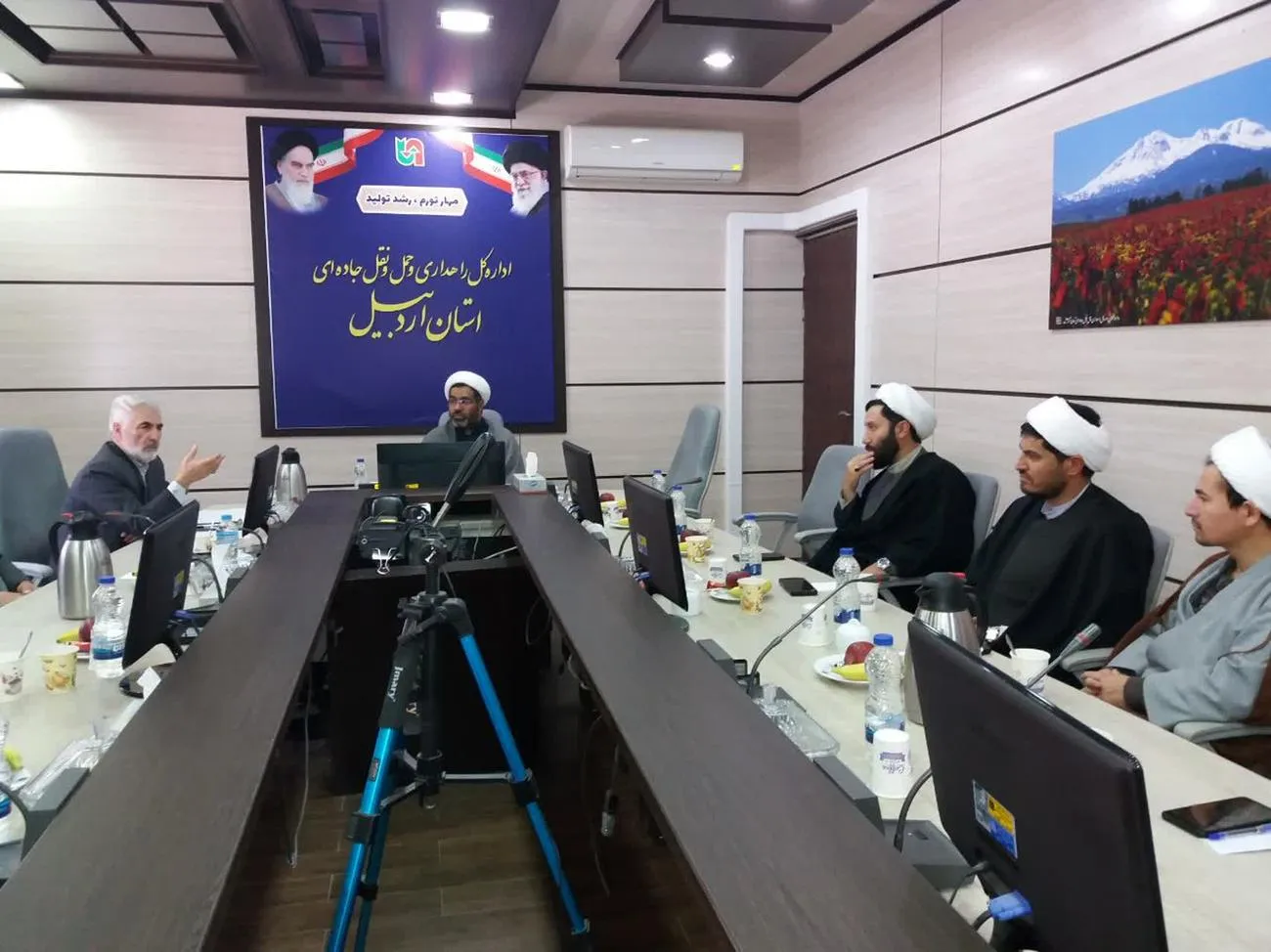 جلسه هماندیشی ائمه جماعت اداره کل راهداری استان اردبیل
