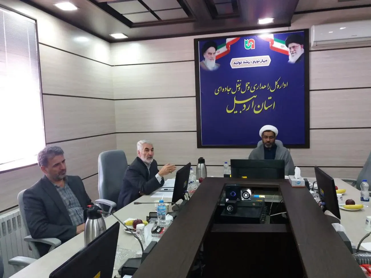 جلسه هماندیشی ائمه جماعت اداره کل راهداری استان اردبیل