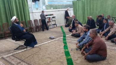 سخنرانی سرپرست مرکز تخصصی نماز در امامزاده عبدالله(ع) گرگان