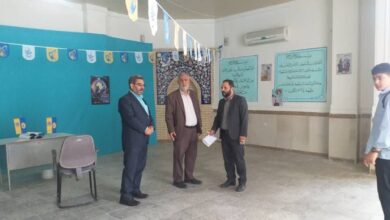 بازدید از نمازخانه دبیرستان شیخ فضل الله نوری گرگان