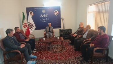 دیدار مدیر تعاون،کار و رفاه اجتماعی با مدیر ستاد اقامه نماز استان اردبیل