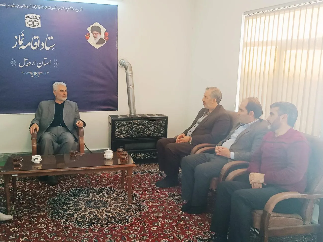 دیدار مدیر تعاون،کار و رفاه اجتماعی با مدیر ستاد اقامه نماز استان اردبیل