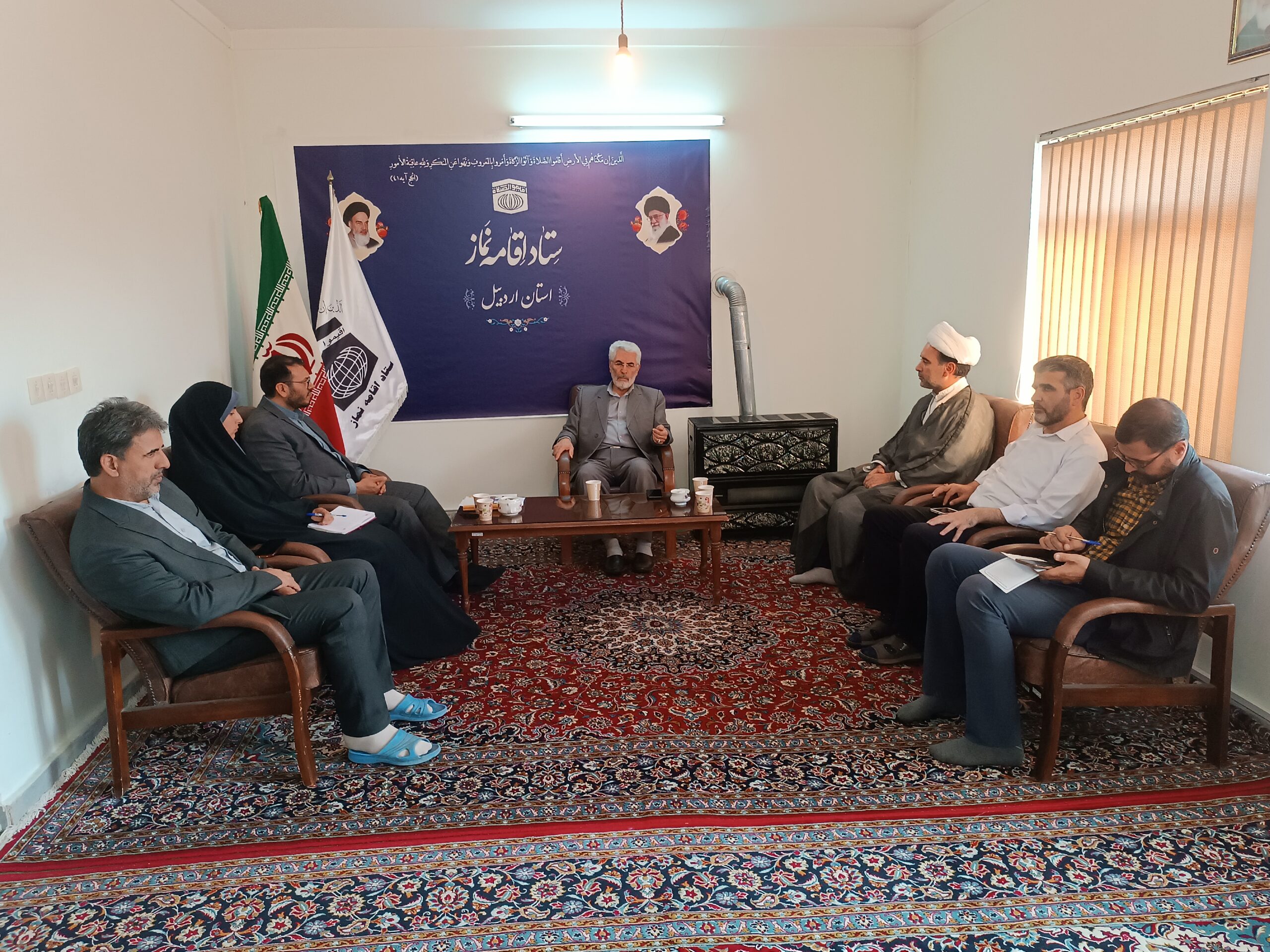 دیدار مدیر ستاد هماهنگی کانون های مساجد استان اردبیل با مدیر ستاد اقامه نماز