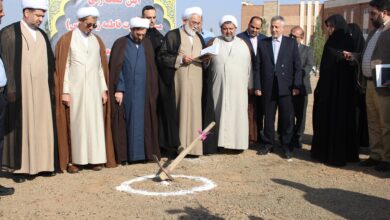 آیین کلنگ زنی مسجد دانشگاه حضرت معصومه(س) قم با حضور رئیس دیوان عالی کشور برگزار شد