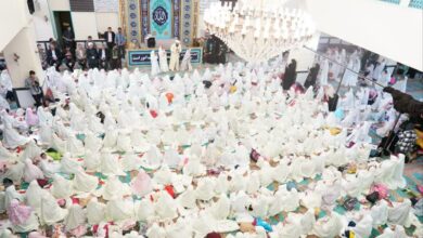مراسم جشن تکلیف 500 دانش آموز در شهر جدید مهستان برگزار شد